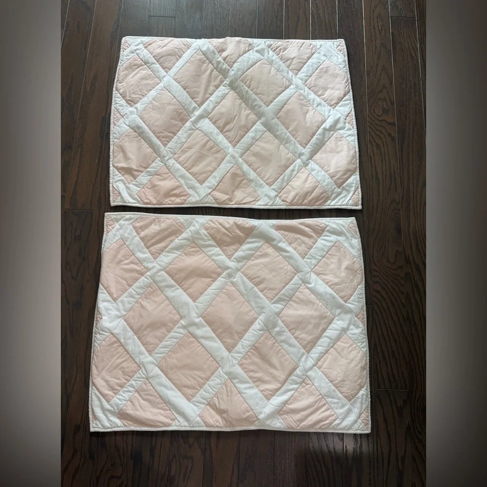SERENA & LILY 2 Quilted Standard Bedding Pillow Shams